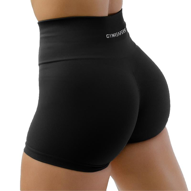 Gymreapers Halo Athletic Compression Shorts for Women - Seamless Knit Interlock Fabric for Breathability and Flexibility