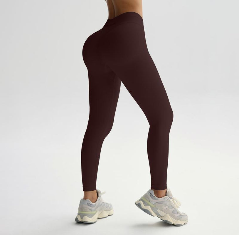 Coral Canton High Waisted Seamless Impact Leggings for Women Tummy Control Compression Workout Pants with Scrunch Butt No Front Seam Buttery Soft Yoga Gym Leggings Sculpting Fit All Season Activewear