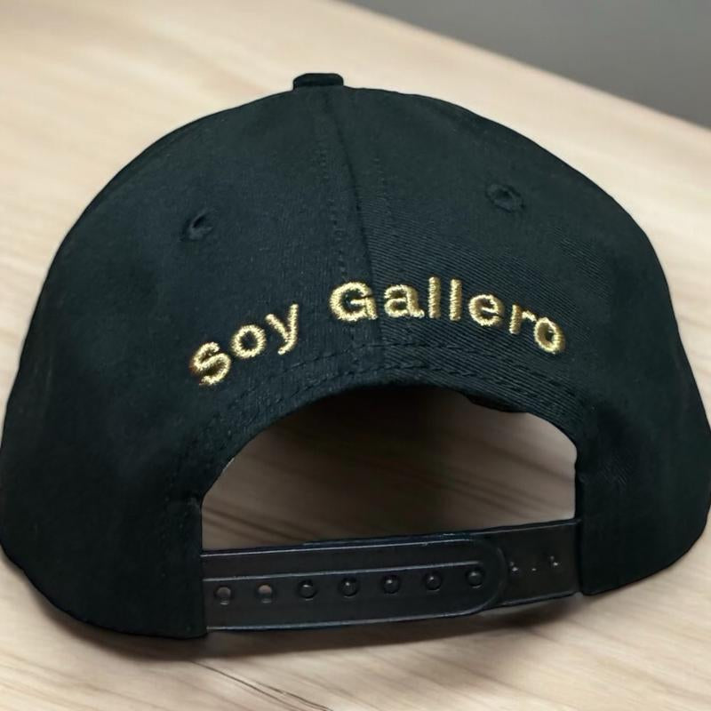 The Golden Rooster Suede Snapback Cap - High Quality