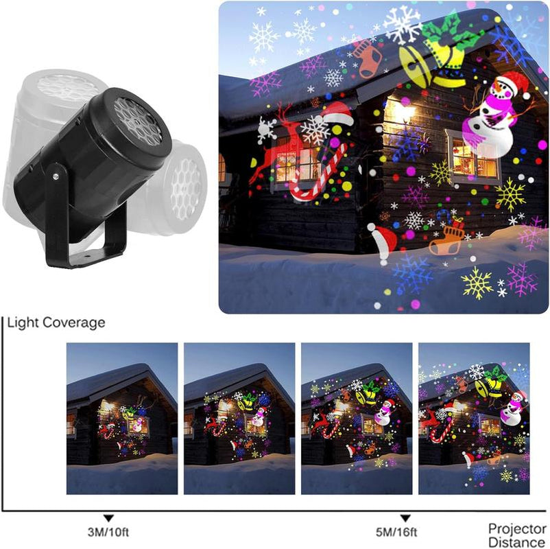 Transform Your Space with KASARDY Christmas Projector Lights – Festive LED Displays for Indoor & Outdoor Celebrations!